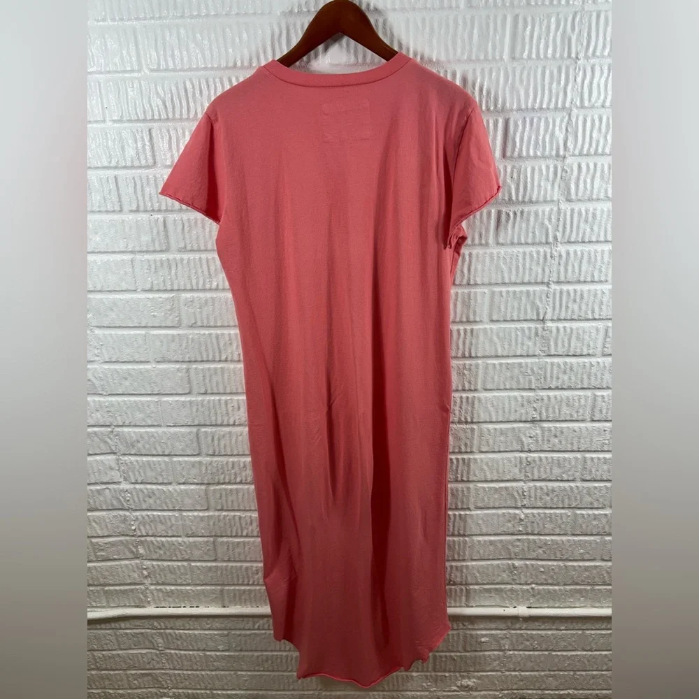 Frank & Eileen Harper Perfect Tee Heritage Jersey Maxi Dress Passion Fruit Large - Picture 3 of 5